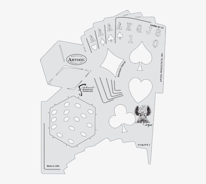 Artool Blasted Fx Template - Airbrush Diamond Plate Effect, transparent png #1389873