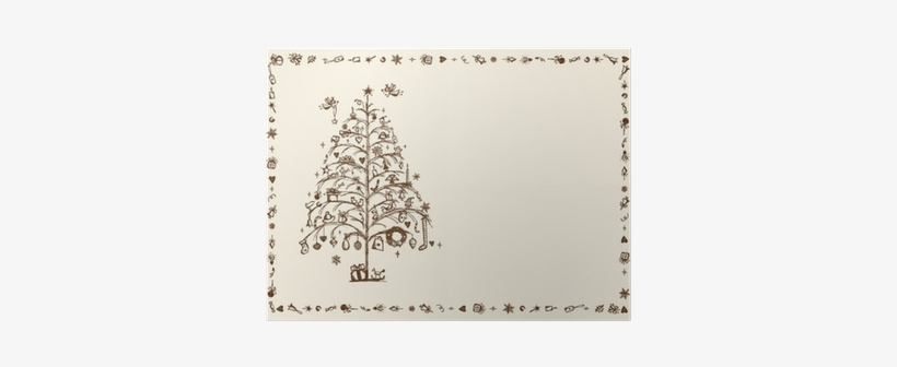 Christmas Card - Garfield Tree And Fairies Shower Curtain Winston Porter, transparent png #1389924