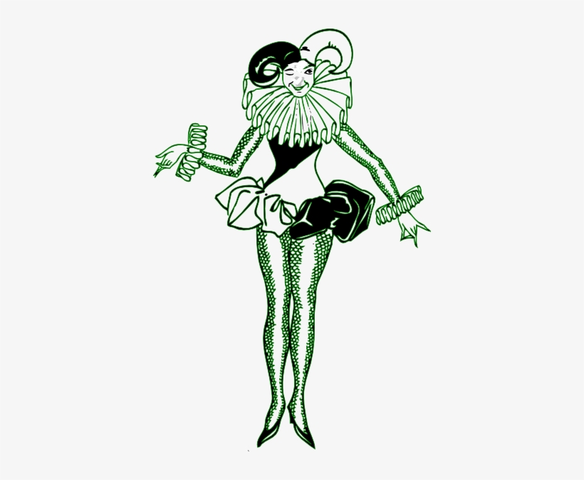 Harlequin Clown, transparent png #1390084