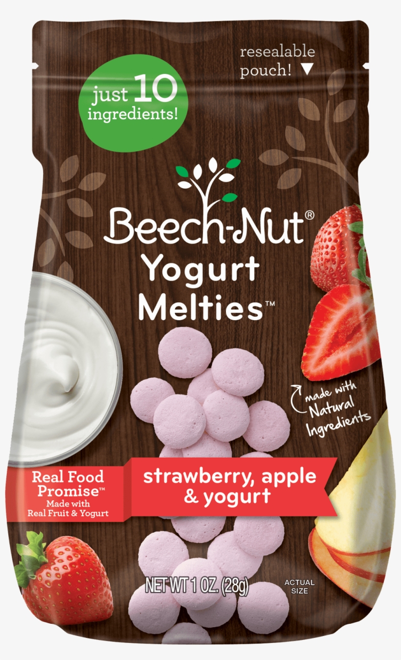 Strawberry, Apple & Yogurt Melties - Beech Nut Yogurt Melts, transparent png #1390107