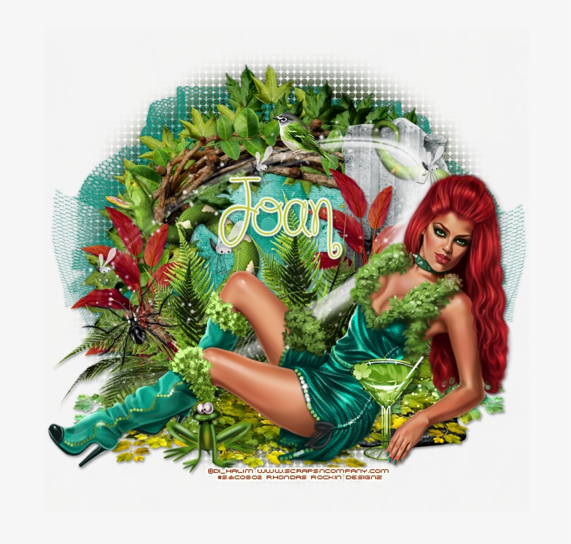 Poison Ivy - Ptu - Illustration, transparent png #1390128