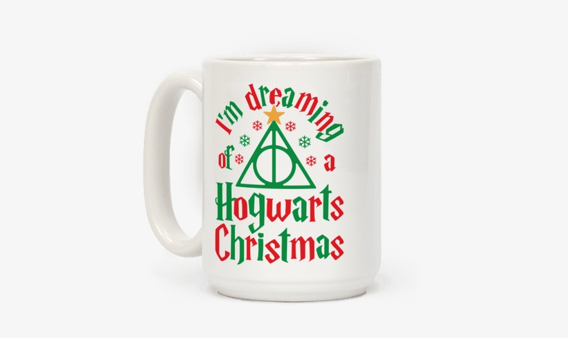 Hogwarts Christmas Mug - Harry Potter, transparent png #1390330