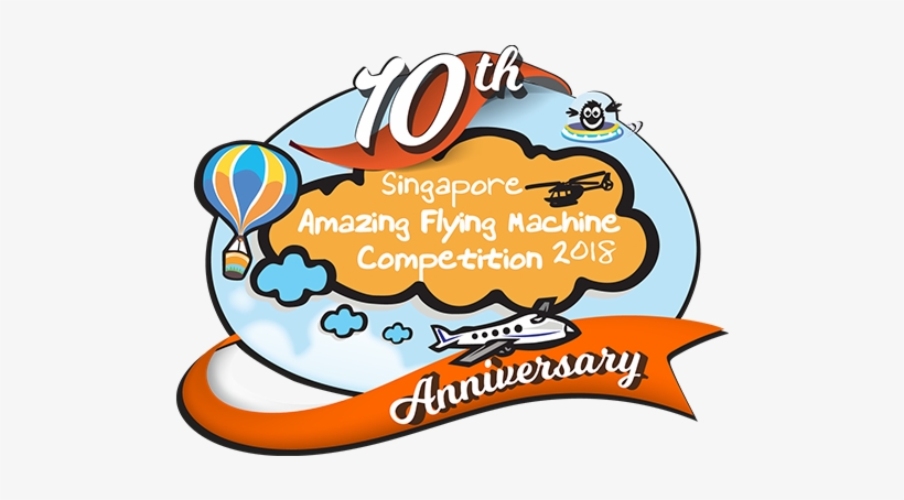 Competition Clipart Cash Prize - Singapore Amazing Flying Machine Competition, transparent png #1390725