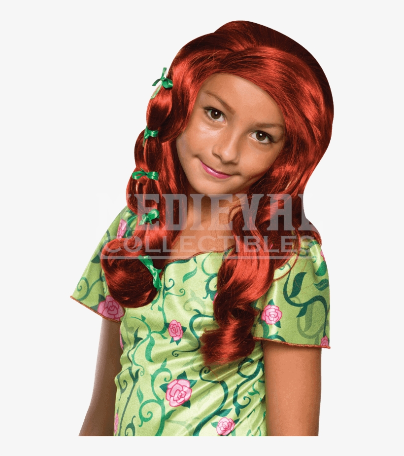 Dc Superhero Girls Poison Ivy Wig - Girl's Poison Ivy Wig, transparent png #1390894