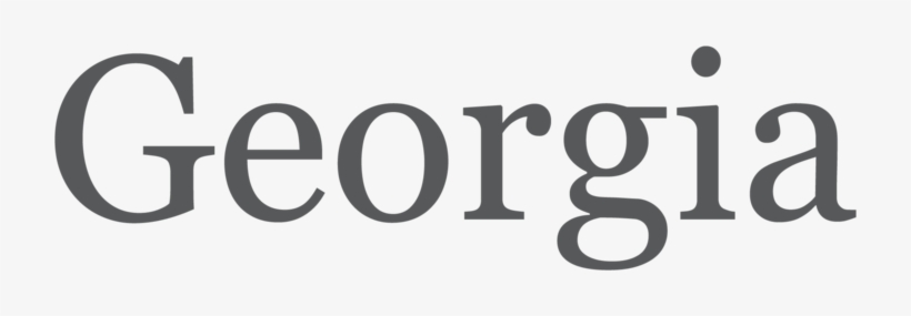 Seth Barham Design Crash Course On Fonts Georgia - Georgia Type, transparent png #1391464