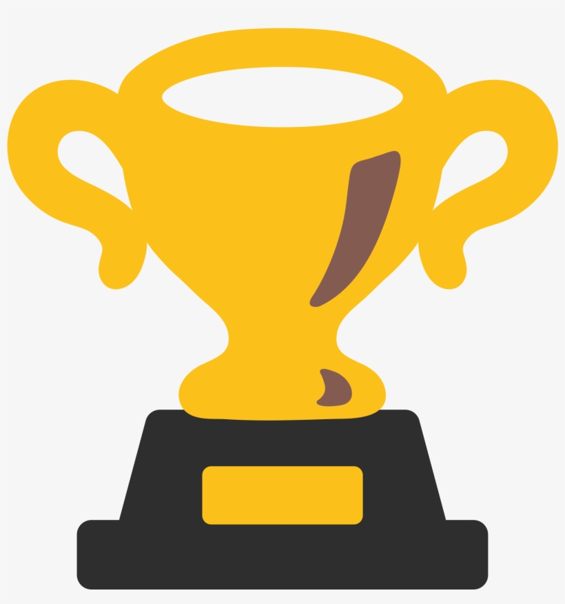 Trophy Clipart Emoji - Trophy Emoji, transparent png #1391535