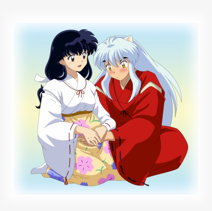 Inuyasha Fond D'écran Containing Animé Titled ººinuyashaºº - Inuyasha And Kagome Have A Baby, transparent png #1391745