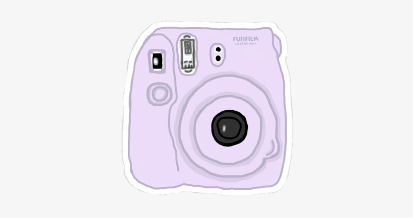 Polaroid Tumblr Purple Instaxmini - Purple Polaroid Camera Png, transparent png #1391922