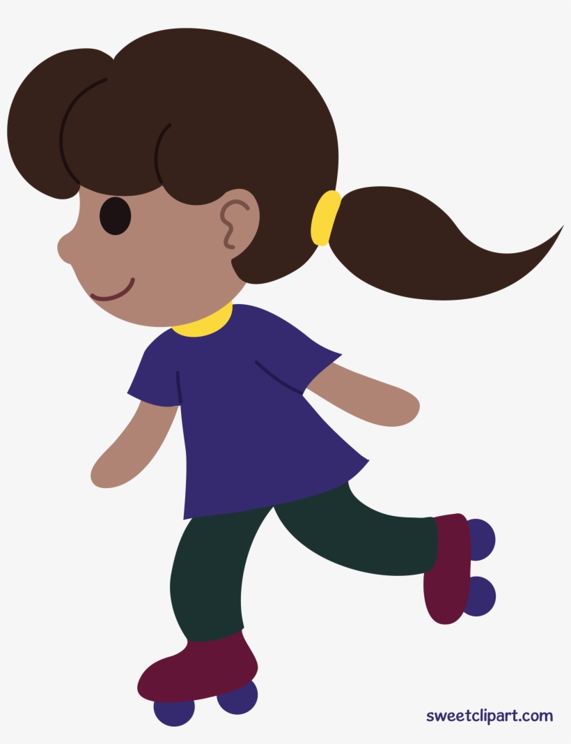 All Clip Art Archives - Girl Roller Skating Clipart, transparent png #1391926
