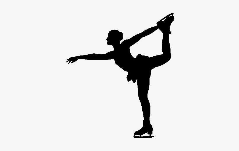 Figure Skating Png Picture - Figure Skating Black And White, transparent png #1391956