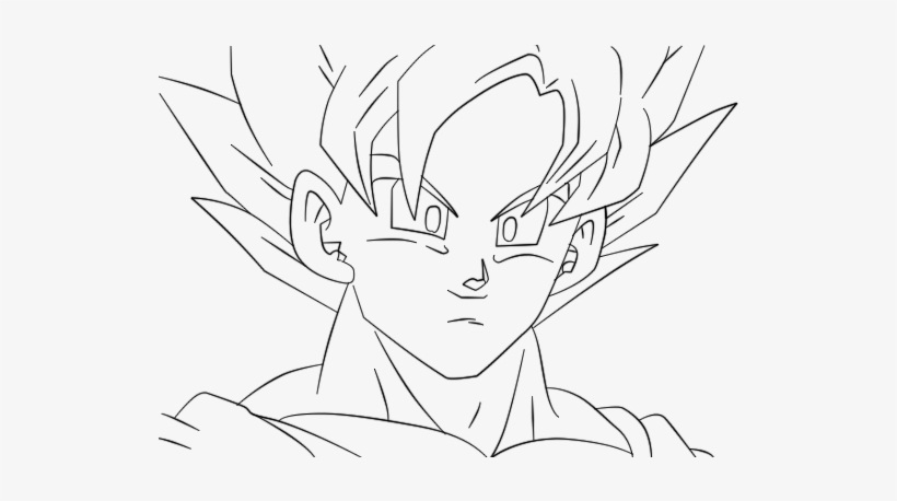 Uploaded 10 Months Ago - Lukisan Goku - Free Transparent PNG Download ...