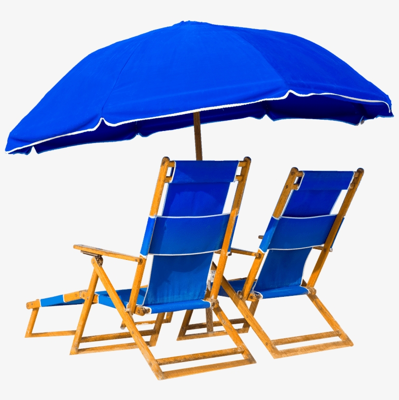 Beach Chairs And Beach Umbrella - Vacation Homes Of Hilton Head, transparent png #1393684