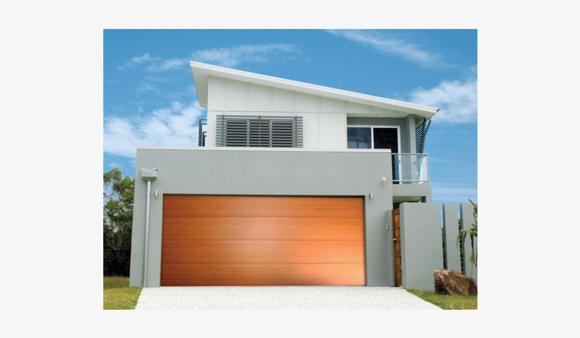 Door Garage Steel Line Panel Lift Flat Line - Garage Door Designs Australia, transparent png #1393821