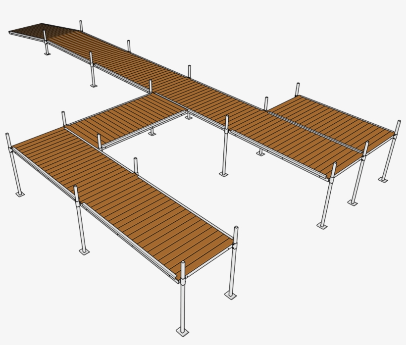 Lake Dock Png - Transparent Boat Dock, transparent png #1394388