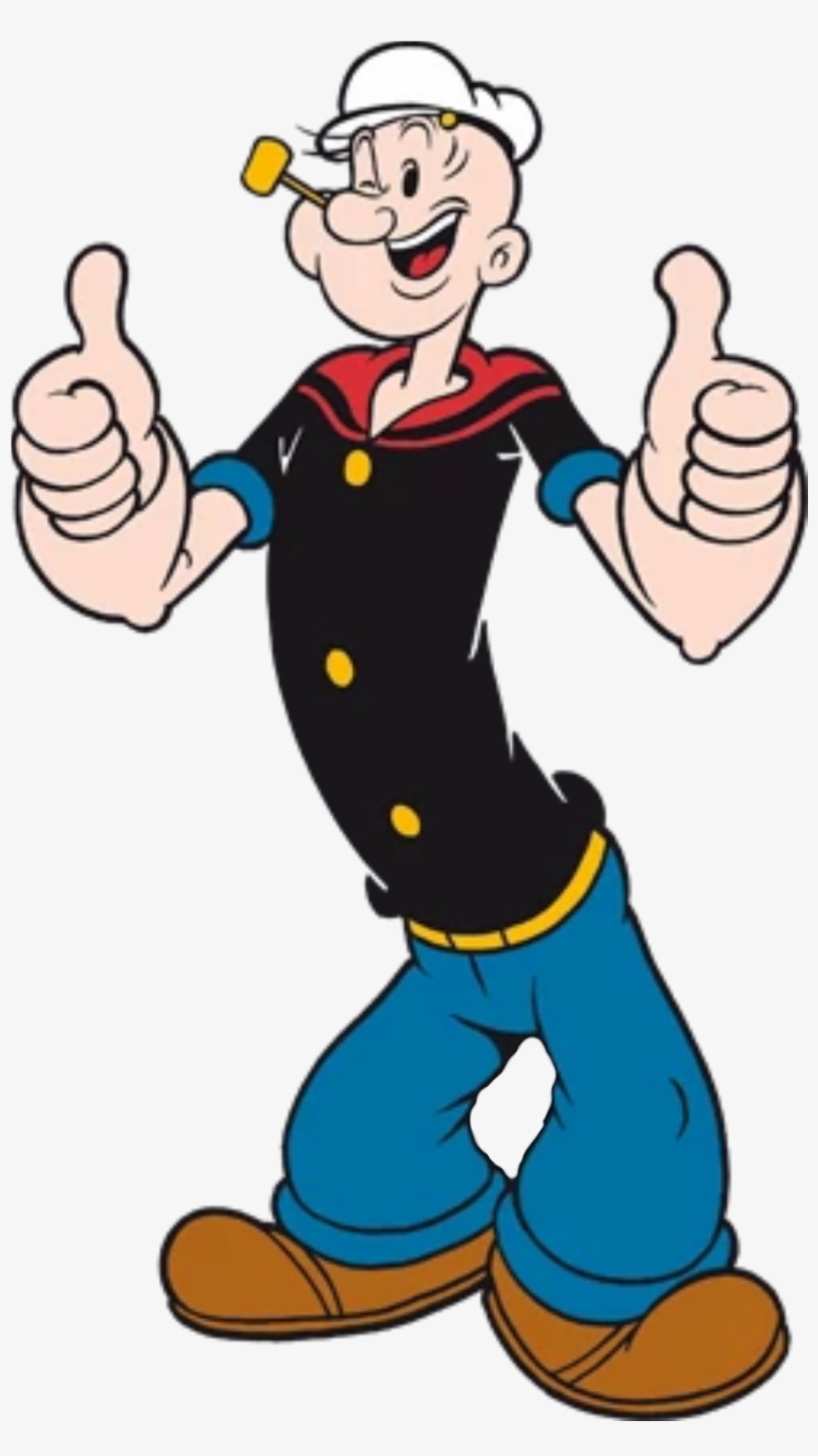 Popeye Thumbs Up, transparent png #1394829