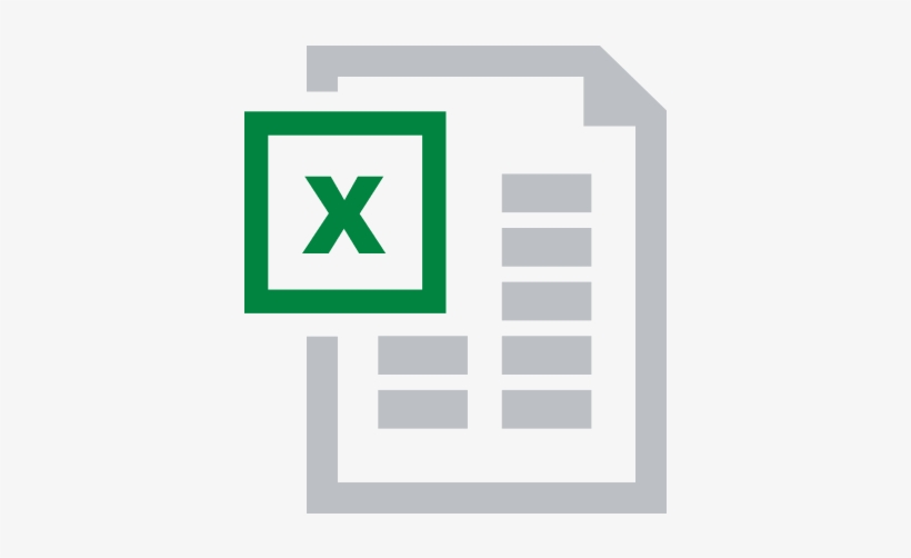 Excel Document Icon - Icon, transparent png #1394906