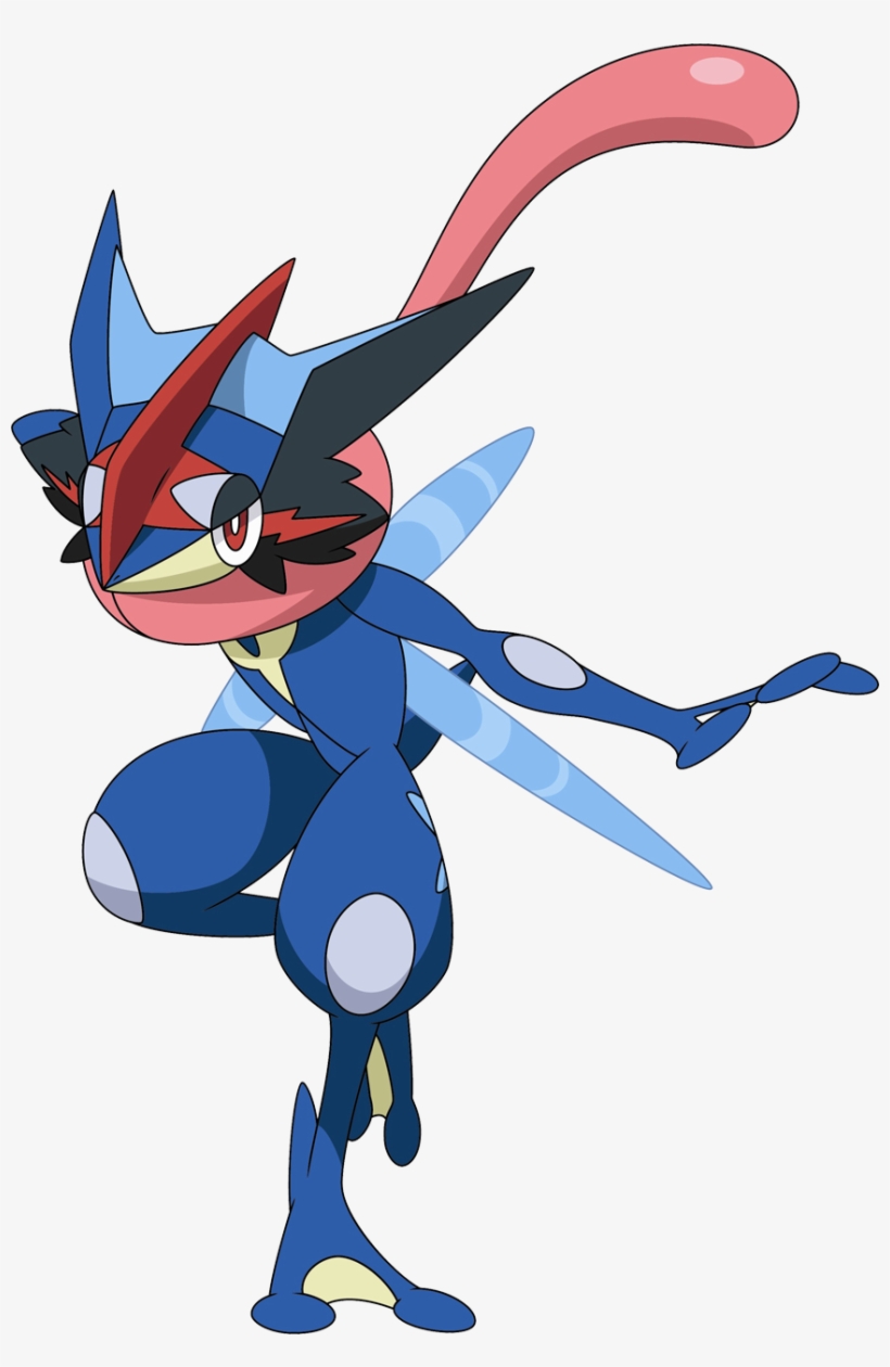 658greninja-ash Xy Anime - Shiny Ash Greninja, transparent png #1395011