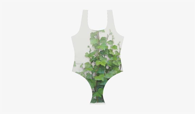 Watercolor Vines, Climbing Plant Zoom Vest One Piece - Wall Backpack By Ivaw, transparent png #1395215