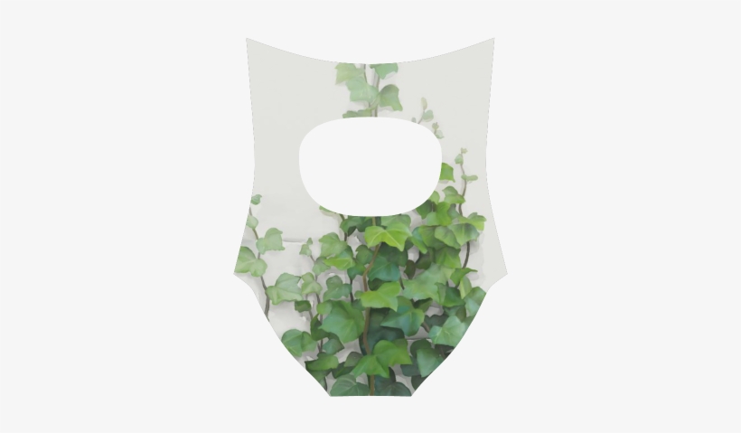 Watercolor Vines, Climbing Plant Zoom Strap Swimsuit - Datura, transparent png #1395276