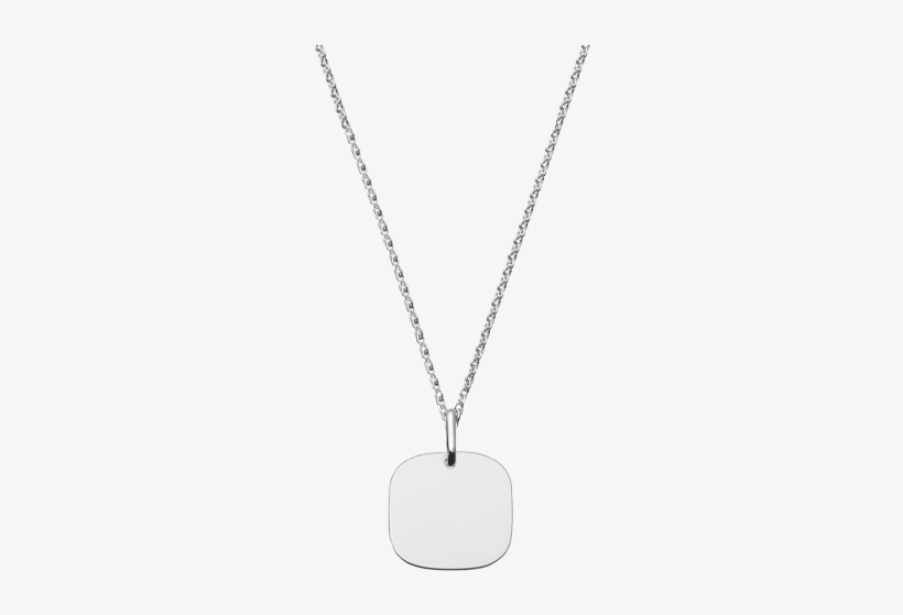 Square Tag Small Pendant - Locket, transparent png #1395460