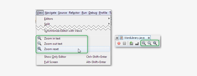 Netbeans Plugin - Editor Zoom - Zoom En Netbeans, transparent png #1395855