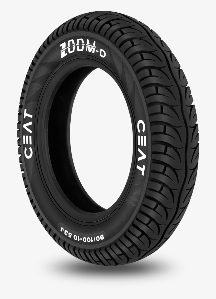 Zoomd1 - Ceat Tyres Zoom 90.100 10 At Rs, transparent png #1396075