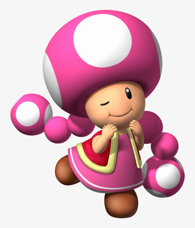 Girly - Super Mario Toadette, transparent png #1396079