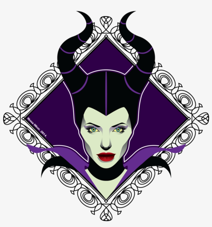By Alyoh On Deviantart Clipart Royalty Free Stock - Maleficent Drawing, transparent png #1396111