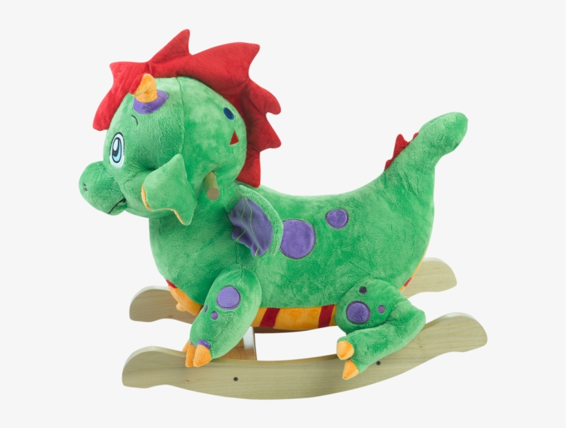 Poof The Lil' Dragon Is Ready To Explore Enchanted - Rockabye Personalized Rocking Horses Poof The Lil', transparent png #1396158