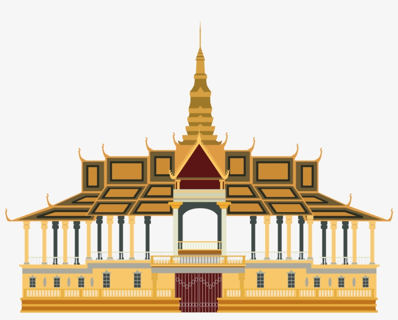 Palace Png Hd - Cambodia Royal Palace Png, transparent png #1396452