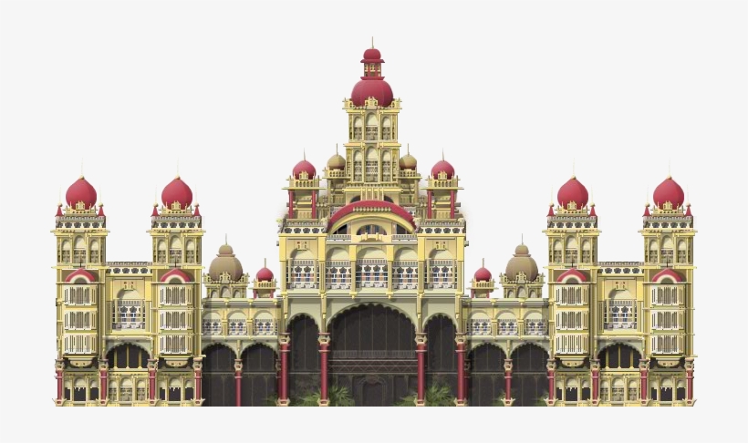 Palace Of Mysore Full - Mysore Palace Images Png, transparent png #1396516
