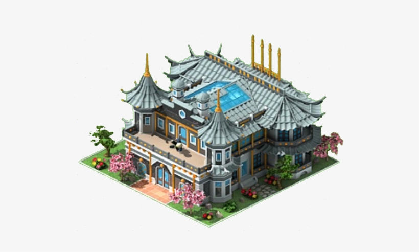 Oriental Palace - Chinese Architecture, transparent png #1396642