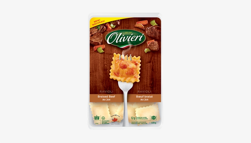Ingredients - Olivieri Spinach And Cheese Ravioli, transparent png #1396664