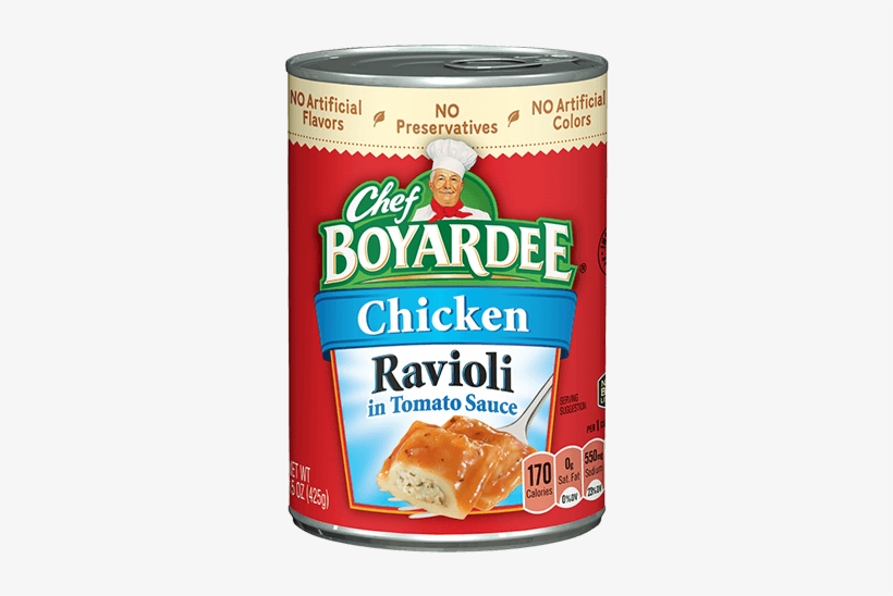 Chicken Ravioli - Chef Boyardee Spaghetti And Meatballs, transparent png #1396686