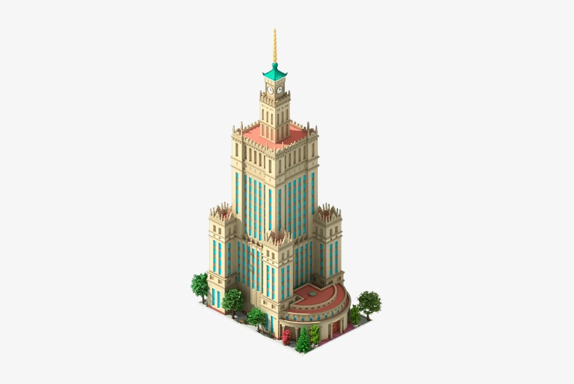 Palace Of Culture And Science - Lego, transparent png #1396687