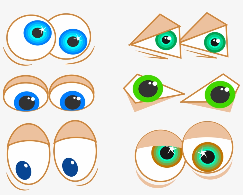 Big Image - Cartoon Eyes Png Hd, transparent png #1396962