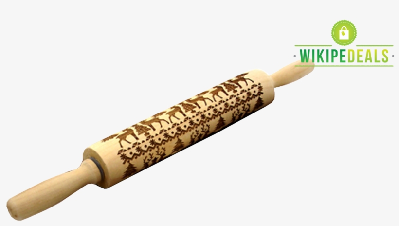 Yuletide Rolling Pin - Rolling Pin, transparent png #1396987