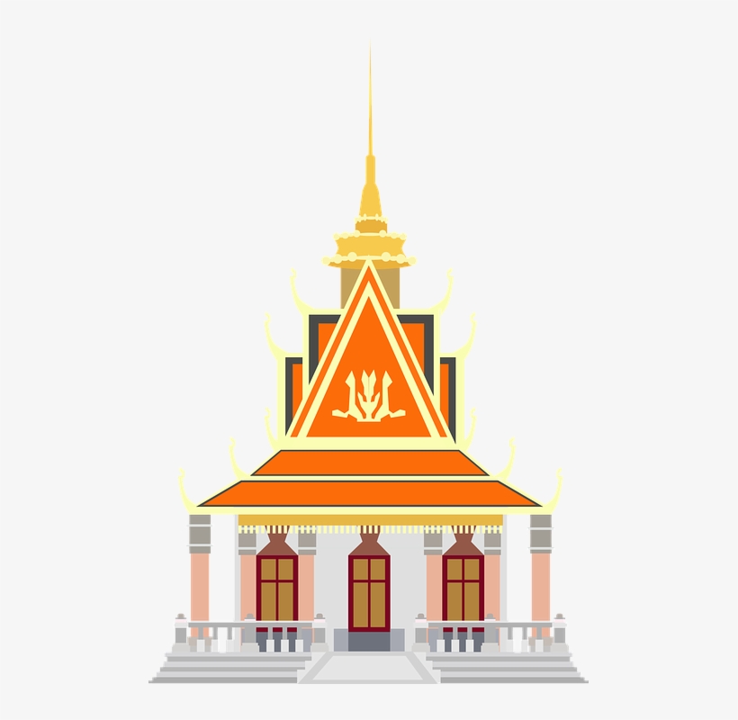 Pagoda In Cambodia Png, transparent png #1397104