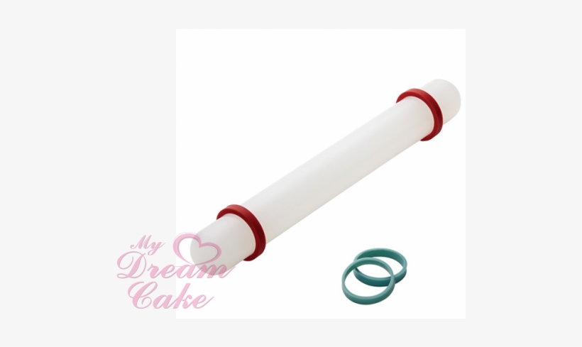 Cake Boss 9" Plastic Fondant Rolling Pin, transparent png #1397303