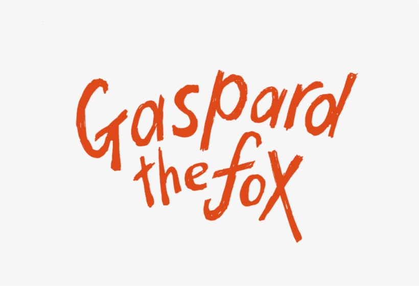 Gaspard The Fox-font Title Png - Gaspard The Fox, transparent png #1397869