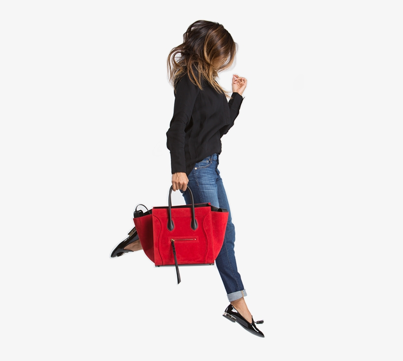 Model Jumping Image - Girl, transparent png #1397955