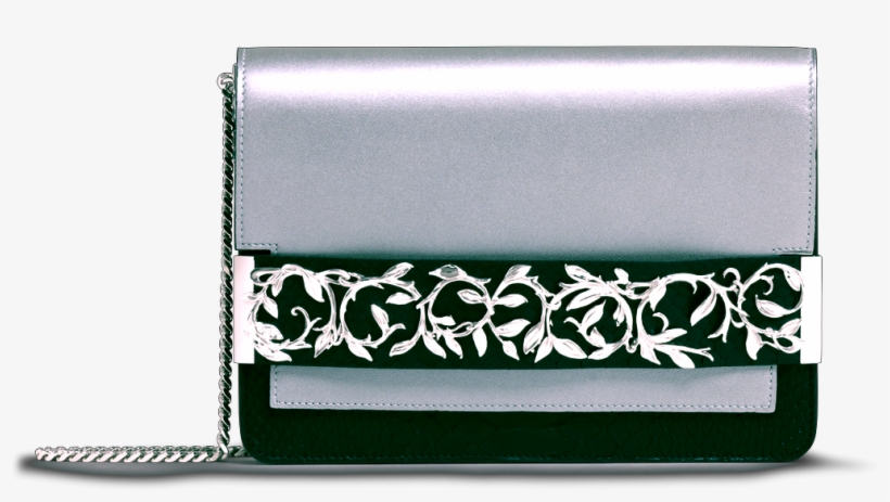 Picture - Ralph & Russo Snakeskin Eden Clutch, Grey, transparent png #1398072