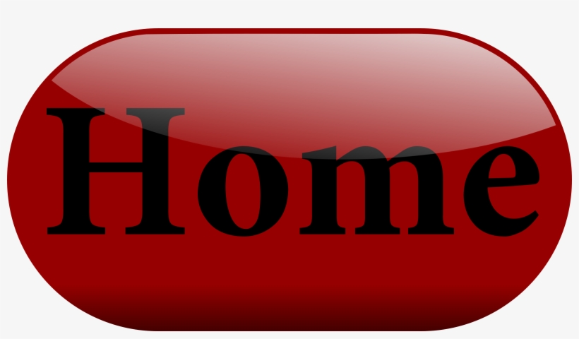 Shiny Red Home Button Svg Clip Arts 600 X 322 Px, transparent png #1398897