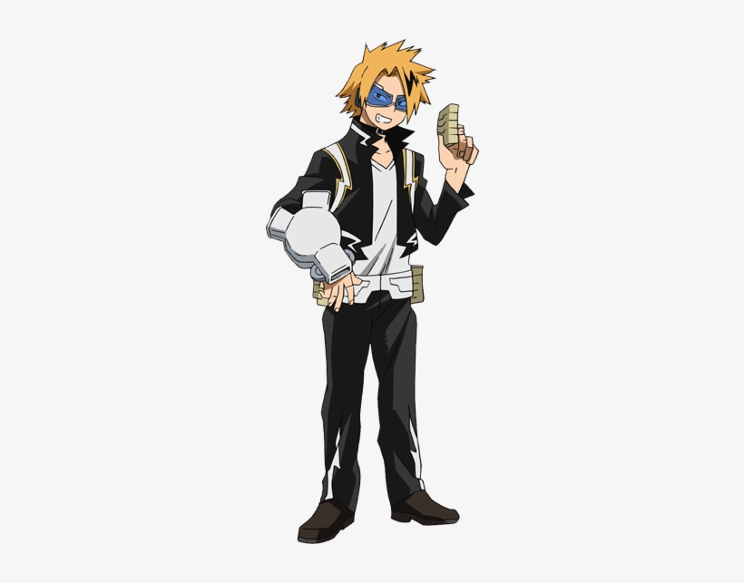 Denki Kaminari 2nd Hero Costume - My Hero Academia Kaminari Jacket, transparent png #1399095