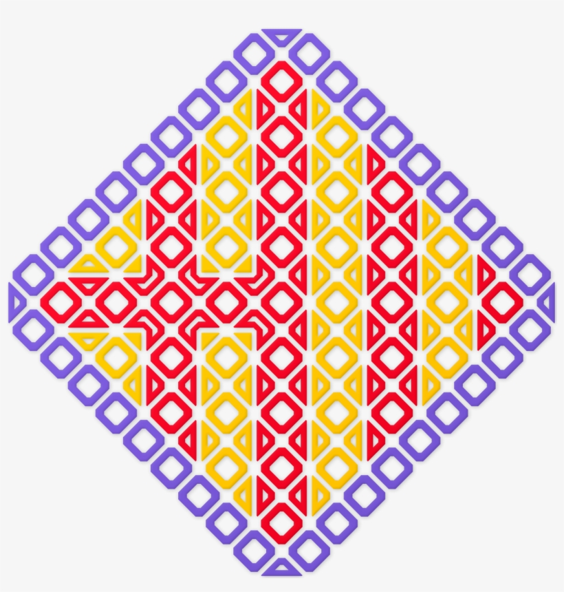 Barcelona Coat Of Arms In Eixample Blocks - Eixample Graphic Design, transparent png #1399098