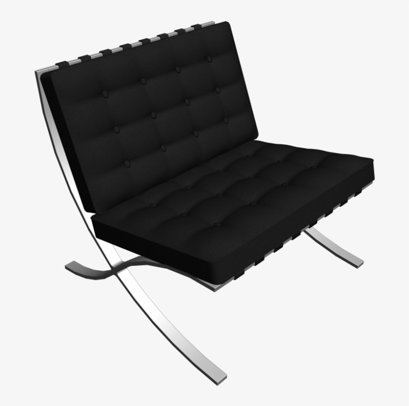 Barcelona Chair Background Png - Studio Couch, transparent png #1399117