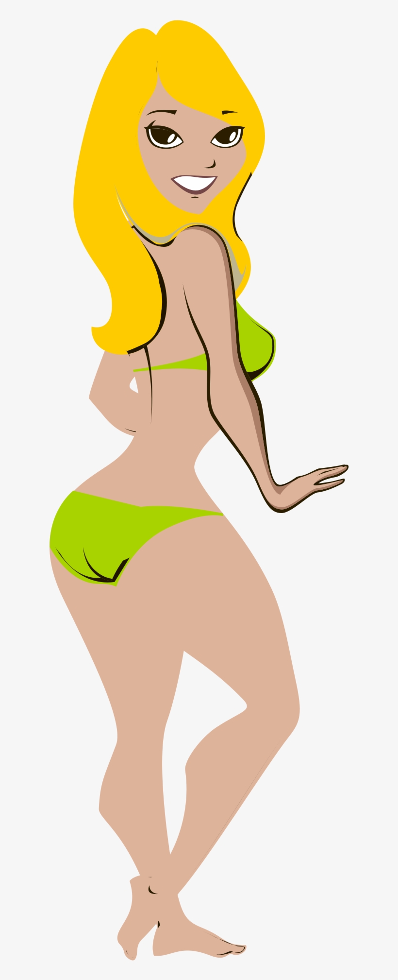 This Free Icons Png Design Of Bikini Girl, transparent png #1399381