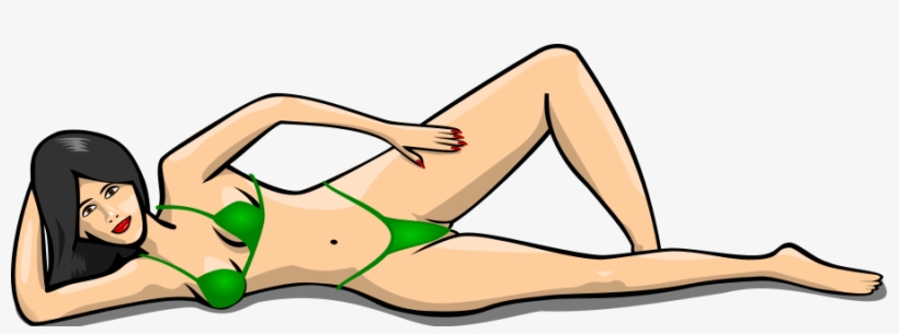 This Free Clipart Png Design Of Bikini Girl 2, transparent png #1399485