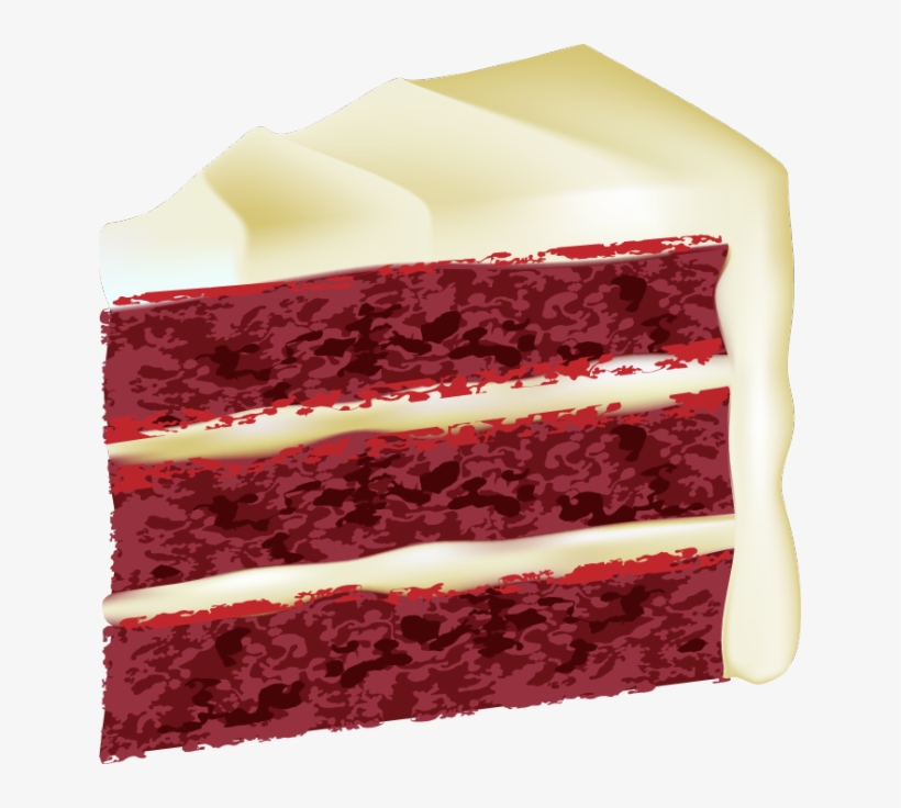 Cake Clipart Red Velvet Cake - Red Velvet Cake Clip Art, transparent png #1399491