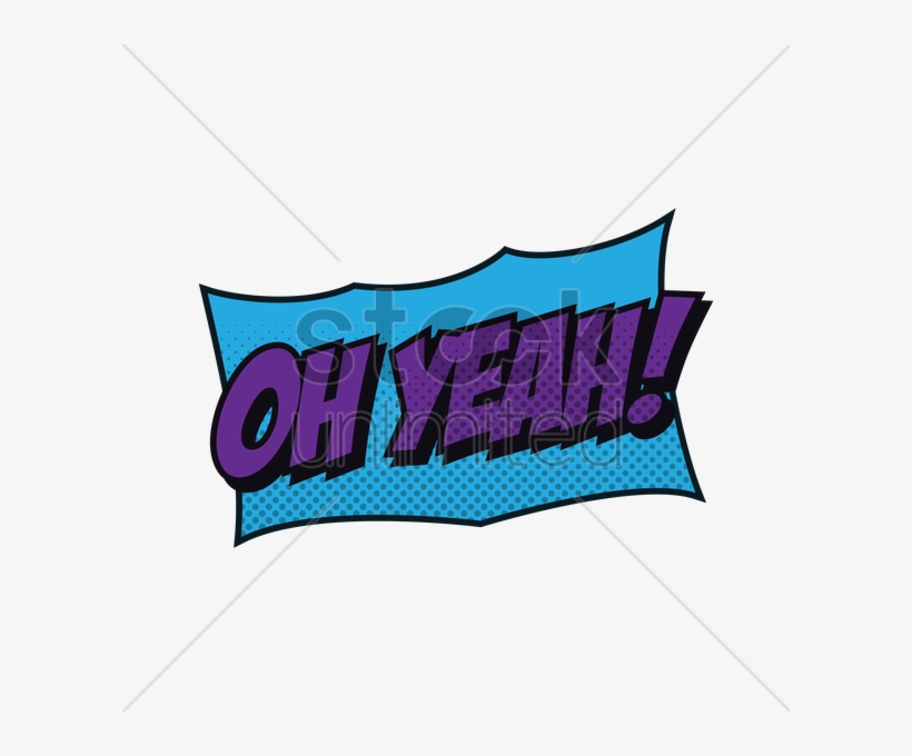 Comics Text Png Free On Dumielauxepices Net - Comic Png Oh Yeah, transparent png #1399679
